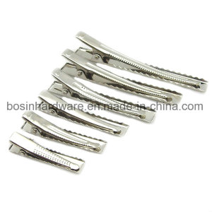 Flat Metal Crocodile Hair Clip