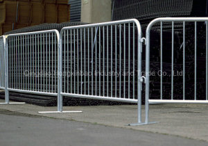 Galvanizedf 1100X2100mm Crowd Control Barrier Fence